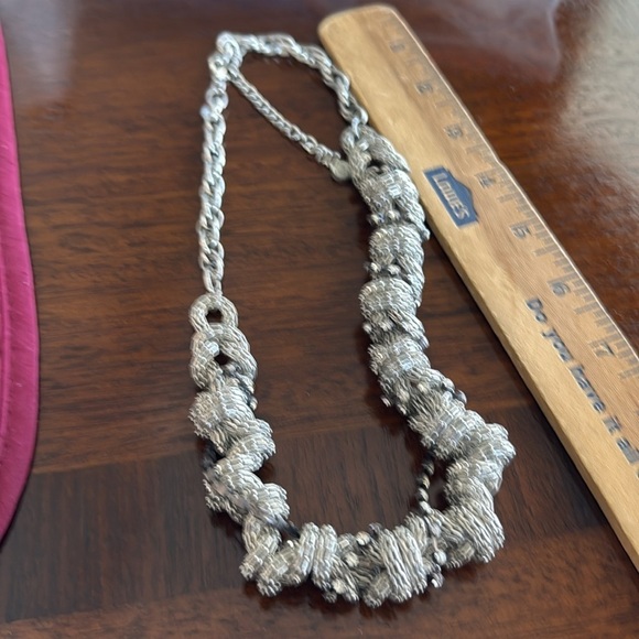 Silver Tone Adjustable Necklace - Picture 3 of 3